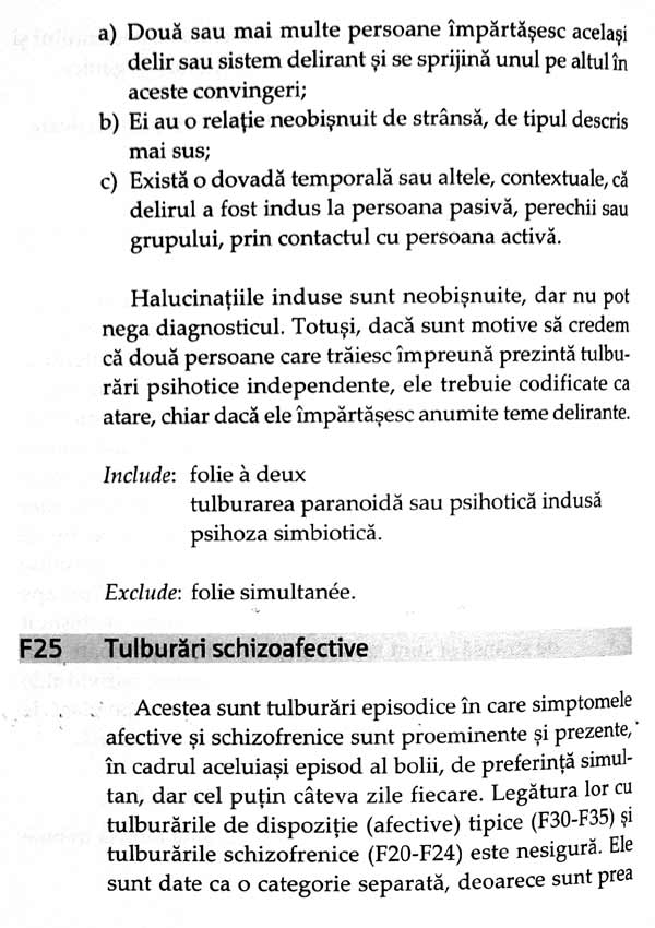 ICD-10 - Clasificarea tulburarilor mentale si de comportament. Descrieri clinice si indreptare diagnostice - Autori multipli 
