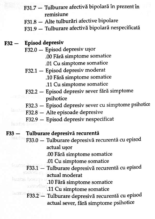 ICD-10 - Clasificarea tulburarilor mentale si de comportament. Descrieri clinice si indreptare diagnostice - Autori multipli 