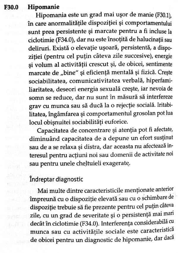ICD-10 - Clasificarea tulburarilor mentale si de comportament. Descrieri clinice si indreptare diagnostice - Autori multipli 