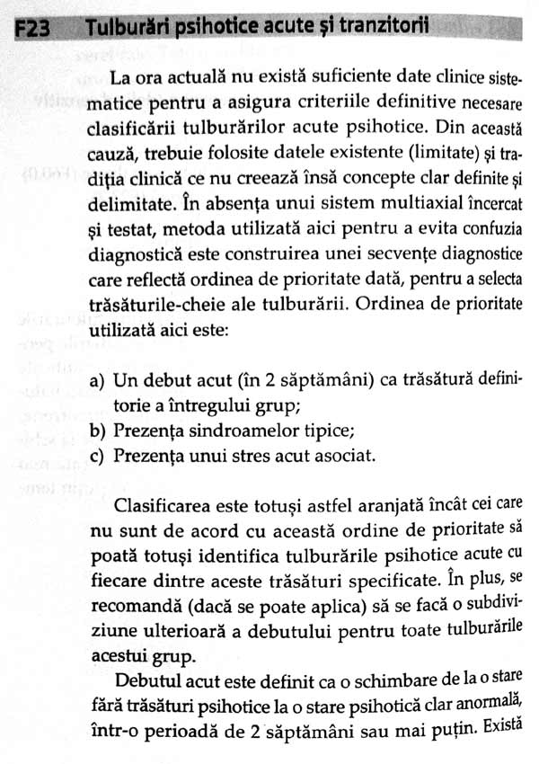 ICD-10 - Clasificarea tulburarilor mentale si de comportament. Descrieri clinice si indreptare diagnostice - Autori multipli 