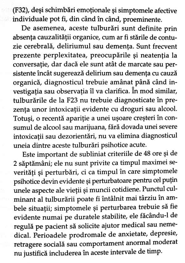 ICD-10 - Clasificarea tulburarilor mentale si de comportament. Descrieri clinice si indreptare diagnostice - Autori multipli 