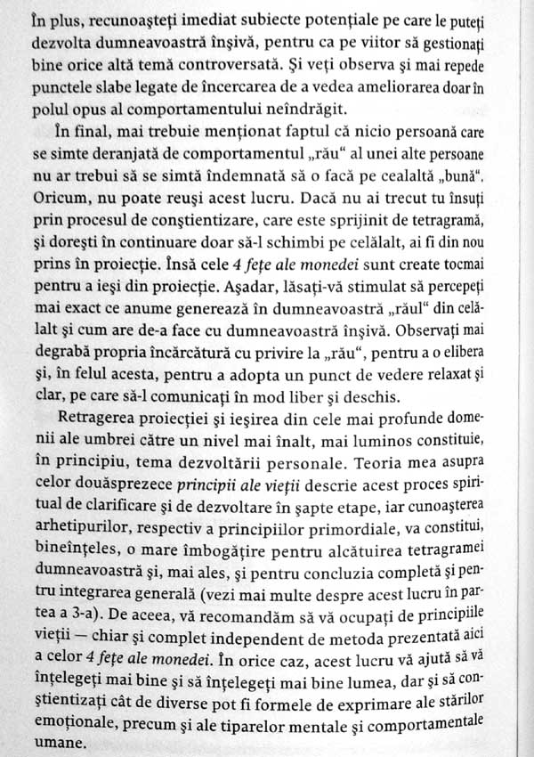 Cele 4 fete ale monedei. O metoda simpla pentru a descoperi adevarata cale de mijloc - Ruediger Dahlke