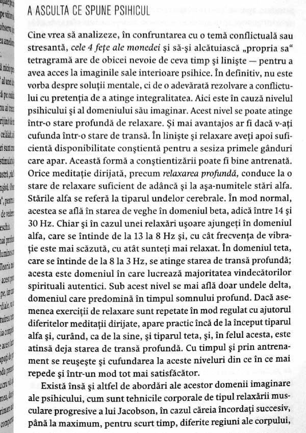 Cele 4 fete ale monedei. O metoda simpla pentru a descoperi adevarata cale de mijloc - Ruediger Dahlke