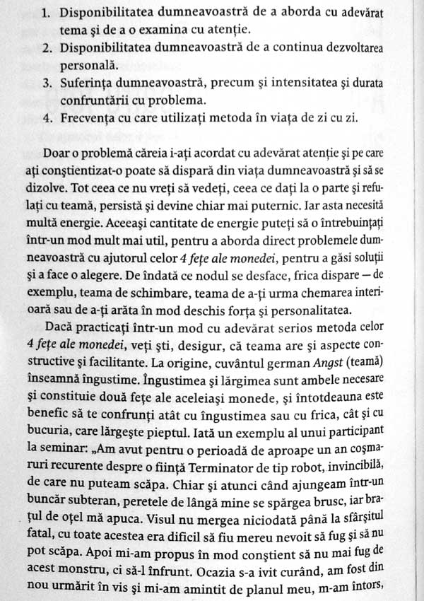 Cele 4 fete ale monedei. O metoda simpla pentru a descoperi adevarata cale de mijloc - Ruediger Dahlke