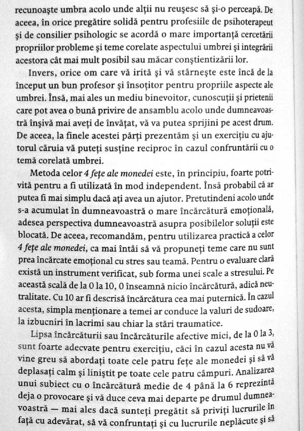 Cele 4 fete ale monedei. O metoda simpla pentru a descoperi adevarata cale de mijloc - Ruediger Dahlke