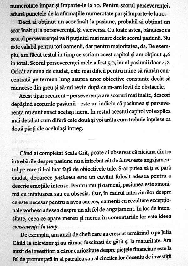 Grit. Puterea pasiunii si a perseverentei - Angela Duckworth