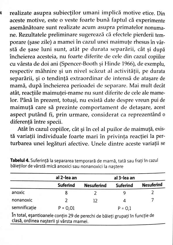 Crearea si ruperea legaturilor afective - John Bowlby