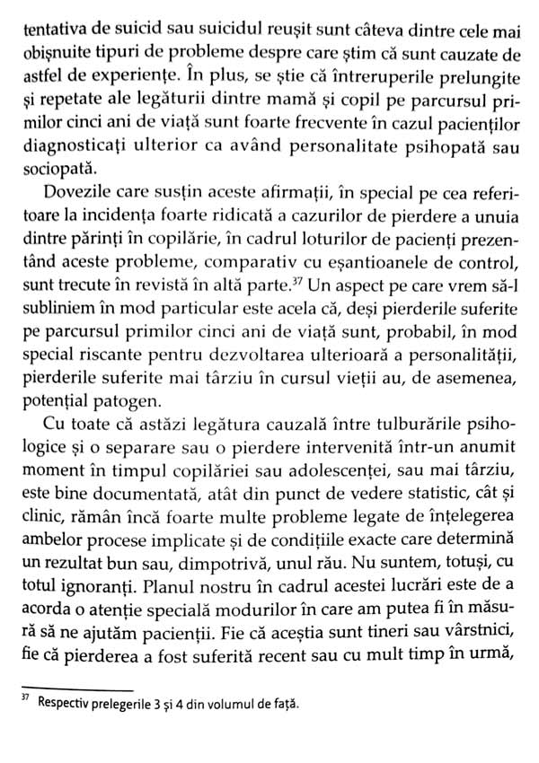 Crearea si ruperea legaturilor afective - John Bowlby