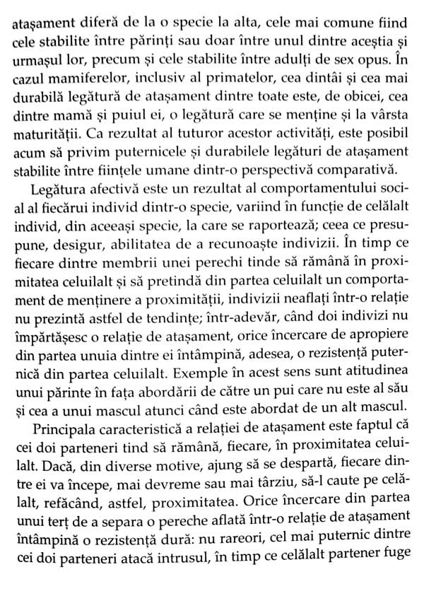 Crearea si ruperea legaturilor afective - John Bowlby