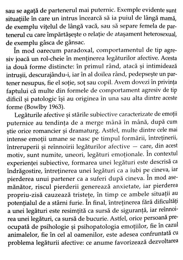Crearea si ruperea legaturilor afective - John Bowlby