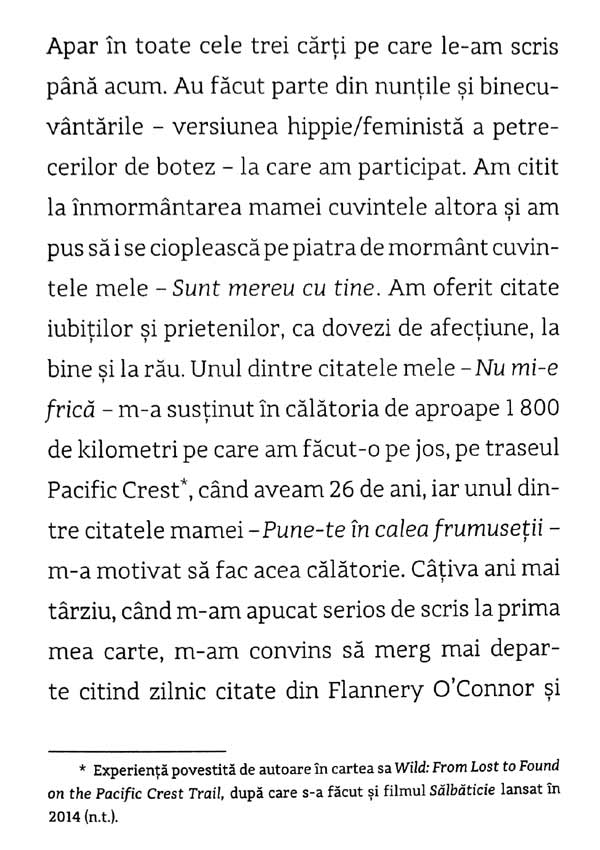 Curaj cat trebuie. Mini-manual cu instructiuni pentru suflet - Cheryl Strayed