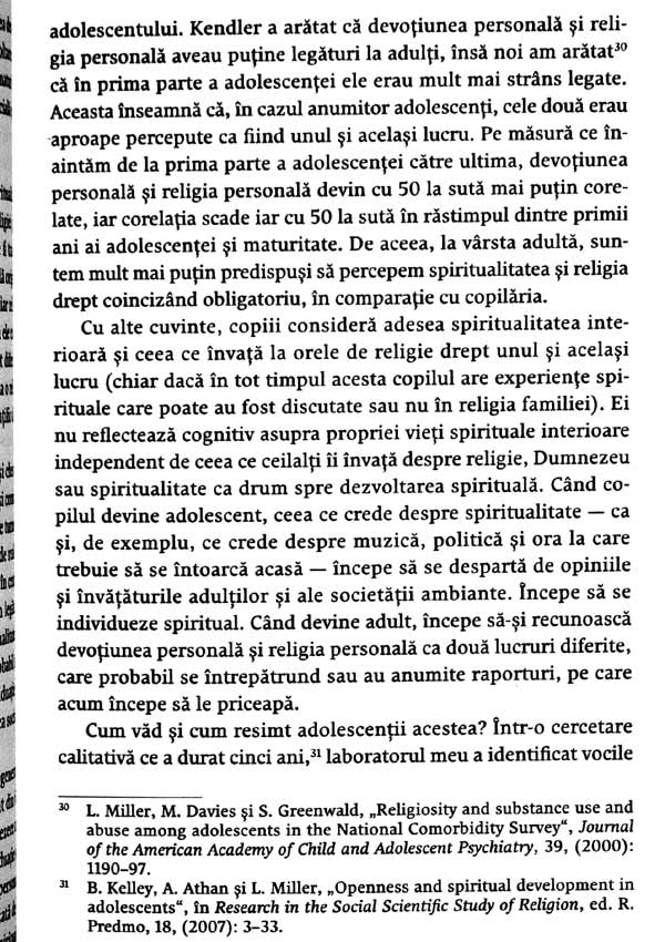 Copilul si spiritualitatea. Noua stiinta a parentajului pentru o viata implinita si sanatoasa - Lisa Miller