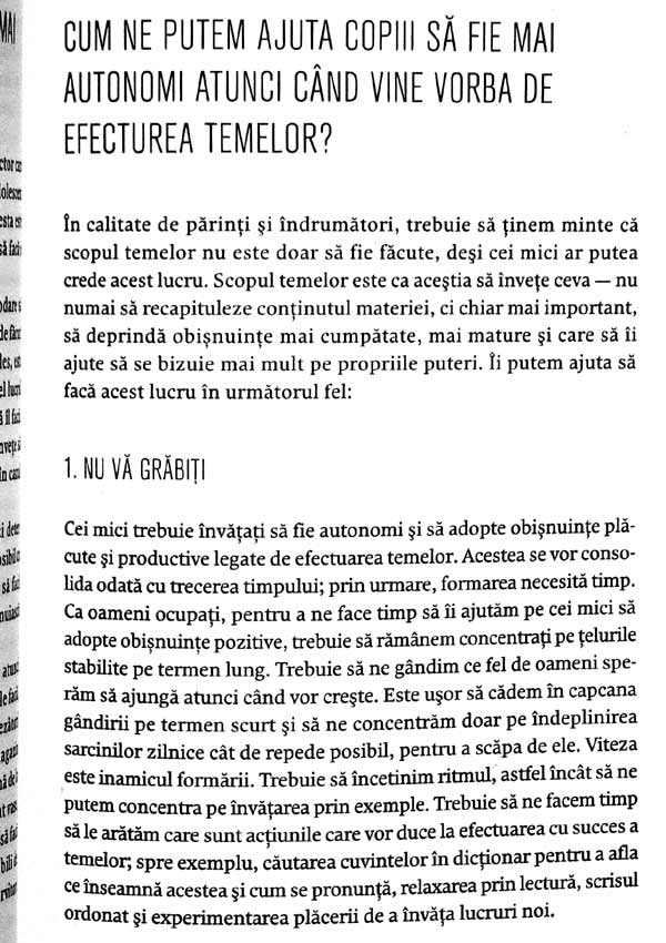 Cum sa-ti ajuti copilul la teme cu calm si fara stres - Noel Janis-Norton