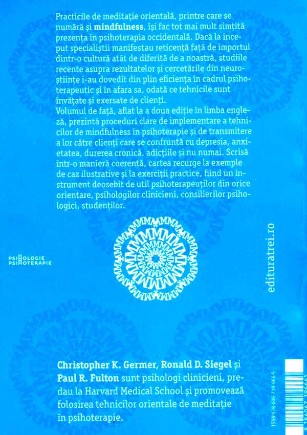 Mindfulness in psihoterapie - Christopher K. Germer