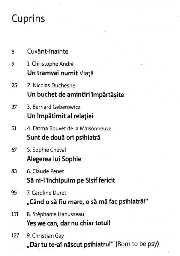 Confesiuni PSY. Psihologii, psihiatrii si psihoterapeutii se destainuie - Christophe Andre