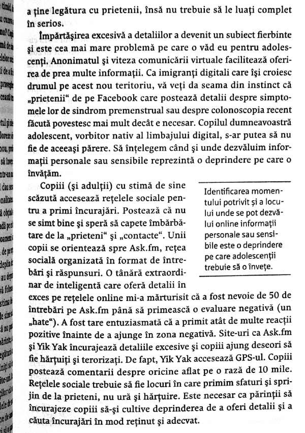 Parinte in era digitala. Invata-ti copilul cum sa foloseasca adecvat retelele sociale si aparatele digitale - Jodi Gold