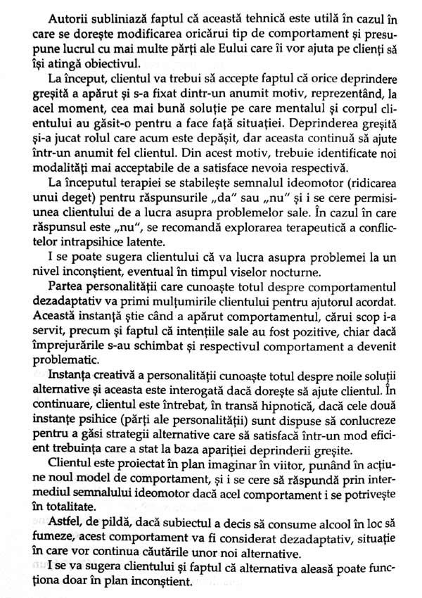 Hipnoza in psihoterapie - Irina Holdevici