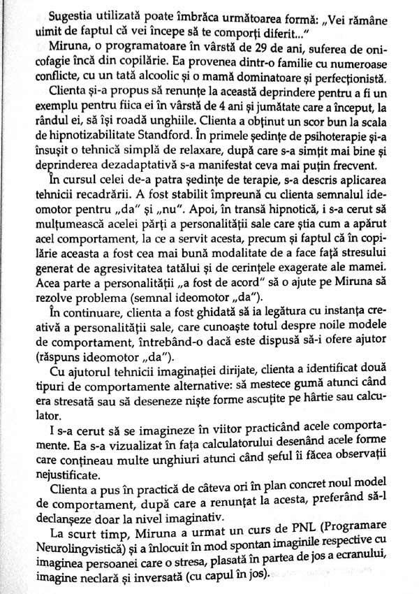 Hipnoza in psihoterapie - Irina Holdevici