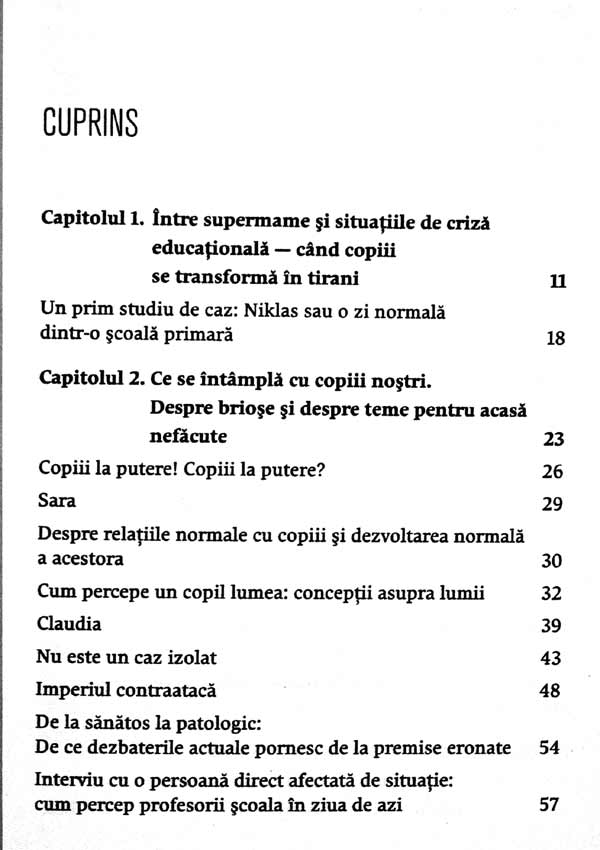 De ce copiii nostri se transforma in tirani? Cum a fost abolita copilaria - Michael Winterhoff