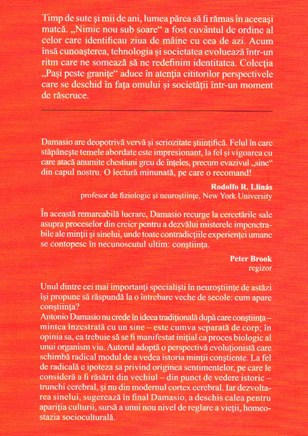 Sinele. Construirea creierului constient - Antonio Damasio