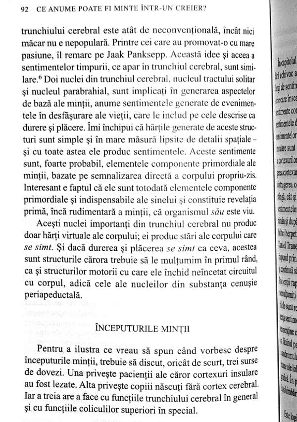 Sinele. Construirea creierului constient - Antonio Damasio
