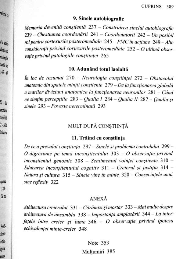 Sinele. Construirea creierului constient - Antonio Damasio