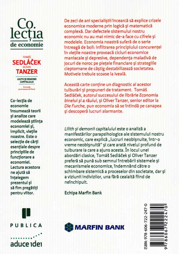 Lilith si demonii capitalului. Economia pe canapeaua lui Freud - Tomas Sedlacek