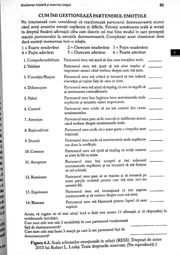 Terapia centrata pe scheme emotionale - Robert L. Leahy
