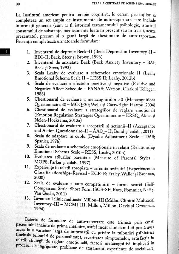 Terapia centrata pe scheme emotionale - Robert L. Leahy