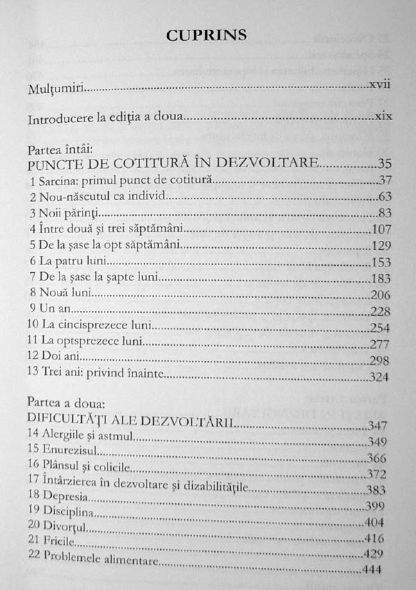 Puncte de cotitura - de la nastere la 3 ani. Dezvoltarea emotionala si a comportamentului copilului tau - T. Berry Brazelton