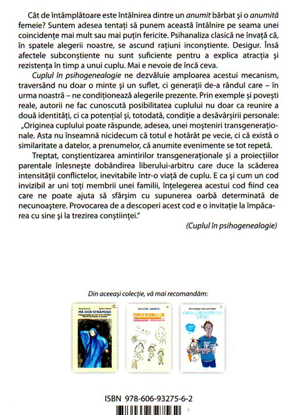 Cuplul in psihogenealogie - Mireille Scala