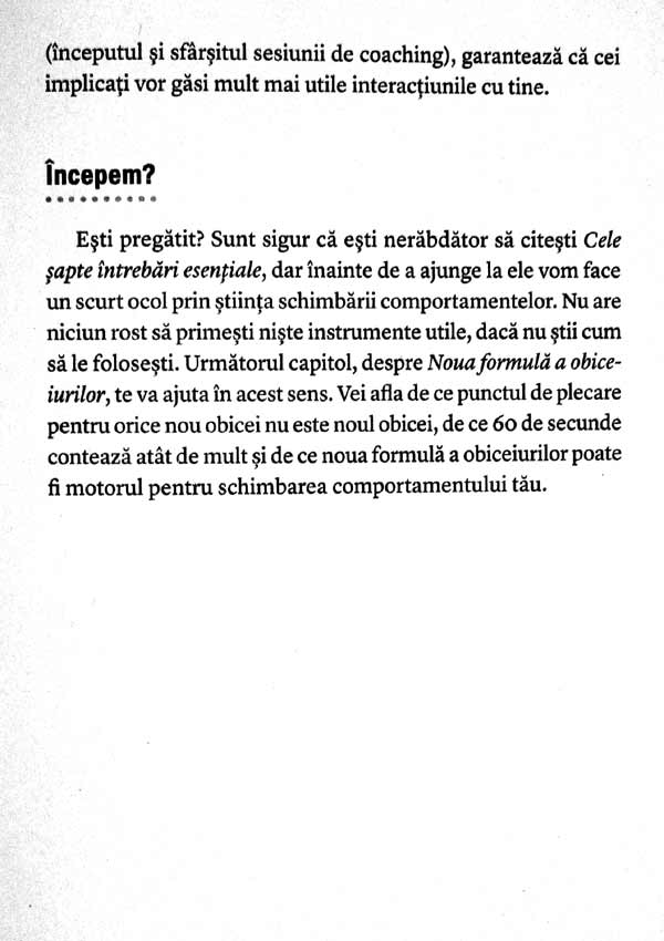Coaching zi de zi. Spune mai putin, intreaba mai mult si schimba pentru totdeauna felul in care conduci - Michael Bungay Stanier