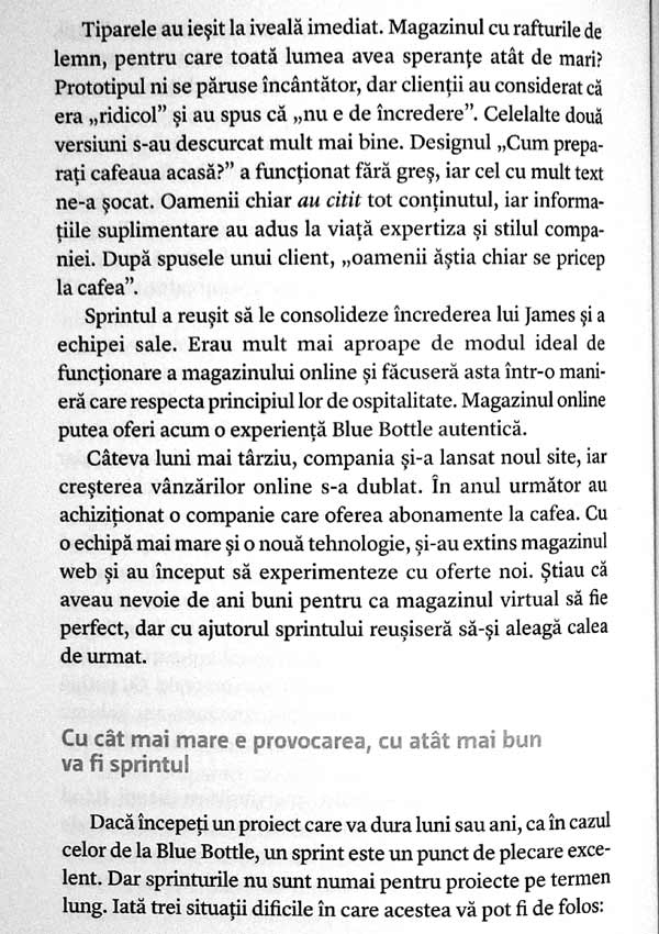 Sprint. Cum sa rezolvi probleme importante si sa testezi idei noi in doar cinci zile - Jake Knapp