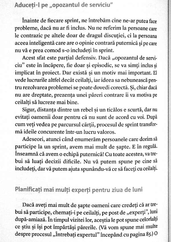 Sprint. Cum sa rezolvi probleme importante si sa testezi idei noi in doar cinci zile - Jake Knapp