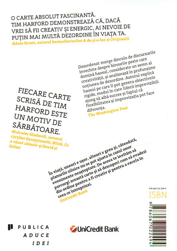 Dezordonat. Puterea dezordinii de a ne transforma viata - Tim Harford