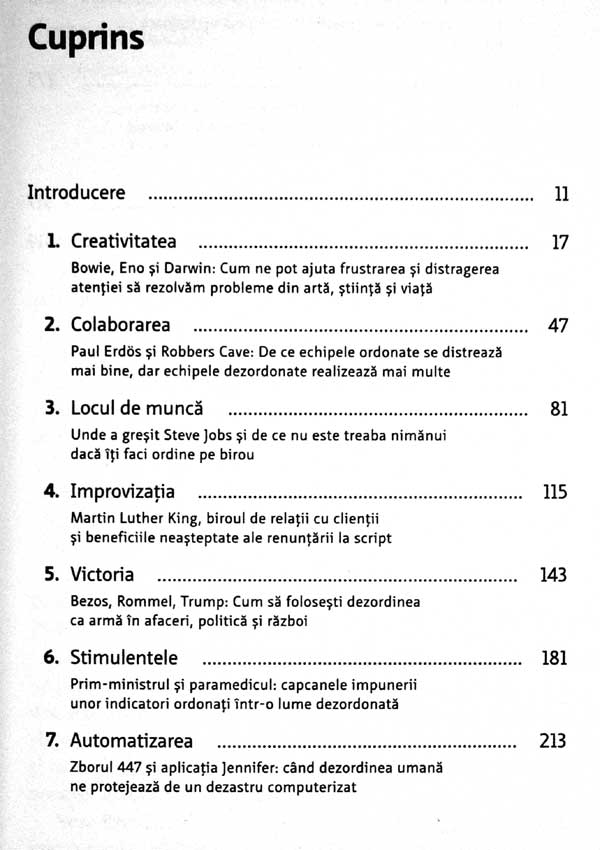 Dezordonat. Puterea dezordinii de a ne transforma viata - Tim Harford