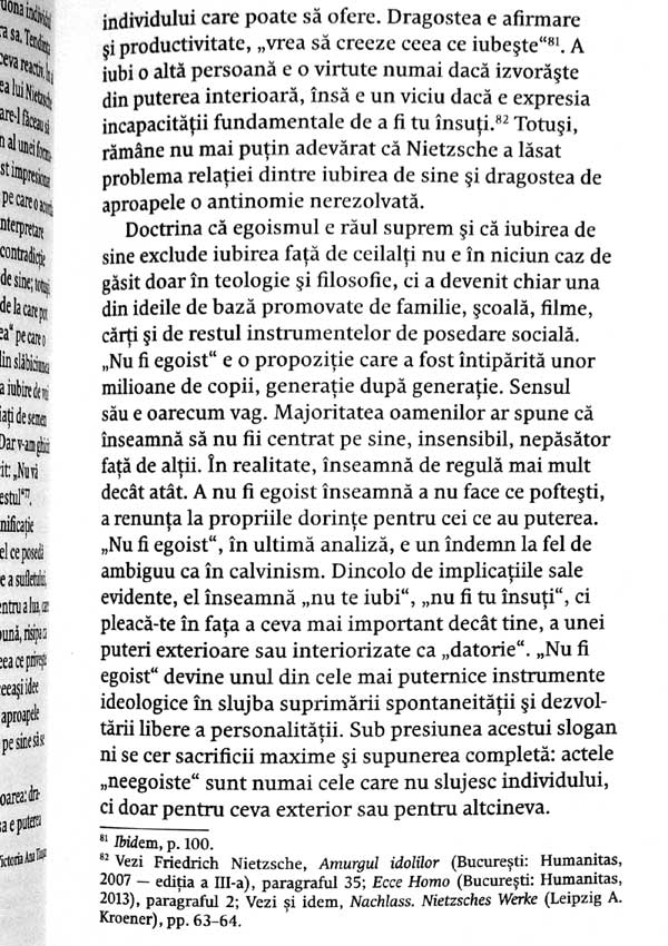 Omul pentru sine. O cercetare asupra psihologiei moralei - Erich Fromm