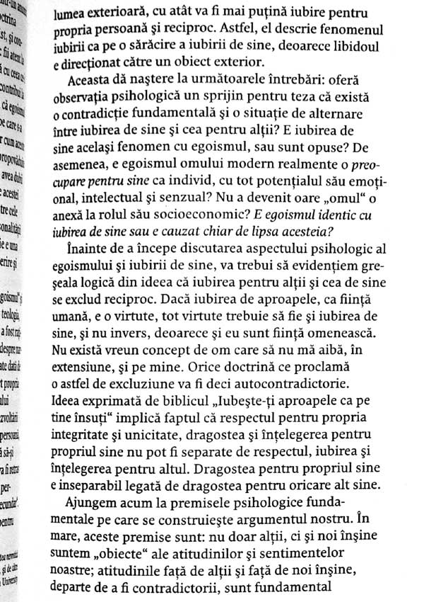 Omul pentru sine. O cercetare asupra psihologiei moralei - Erich Fromm