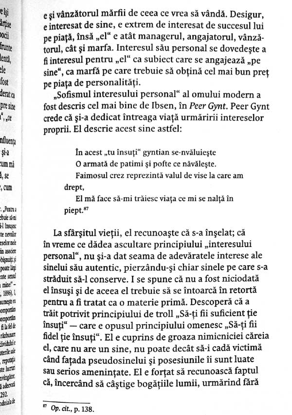 Omul pentru sine. O cercetare asupra psihologiei moralei - Erich Fromm
