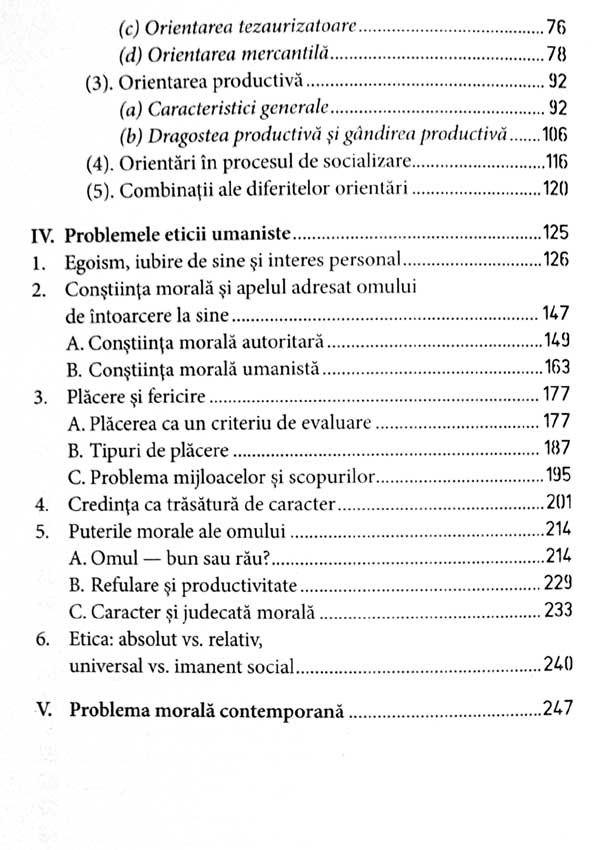 Omul pentru sine. O cercetare asupra psihologiei moralei - Erich Fromm