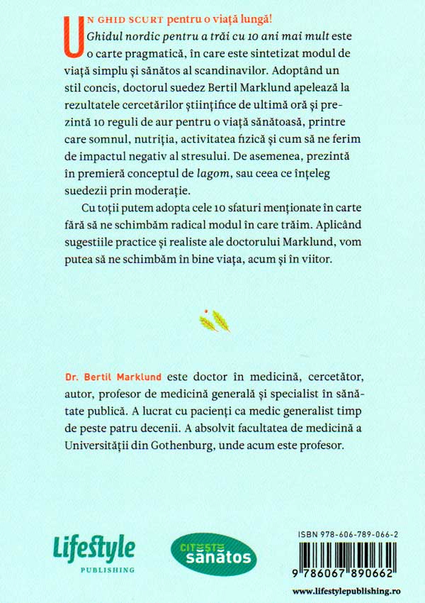 Ghidul nordic pentru a trai cu 10 ani mai mult - Bertil Marklund