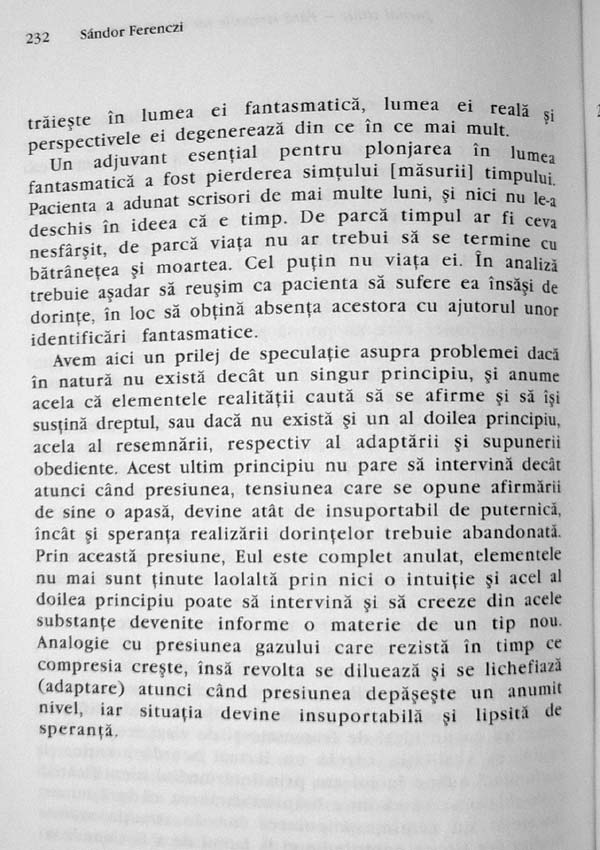 Jurnal clinic. Fara simpatie nu exista vindecare -  Sandor Ferenczi