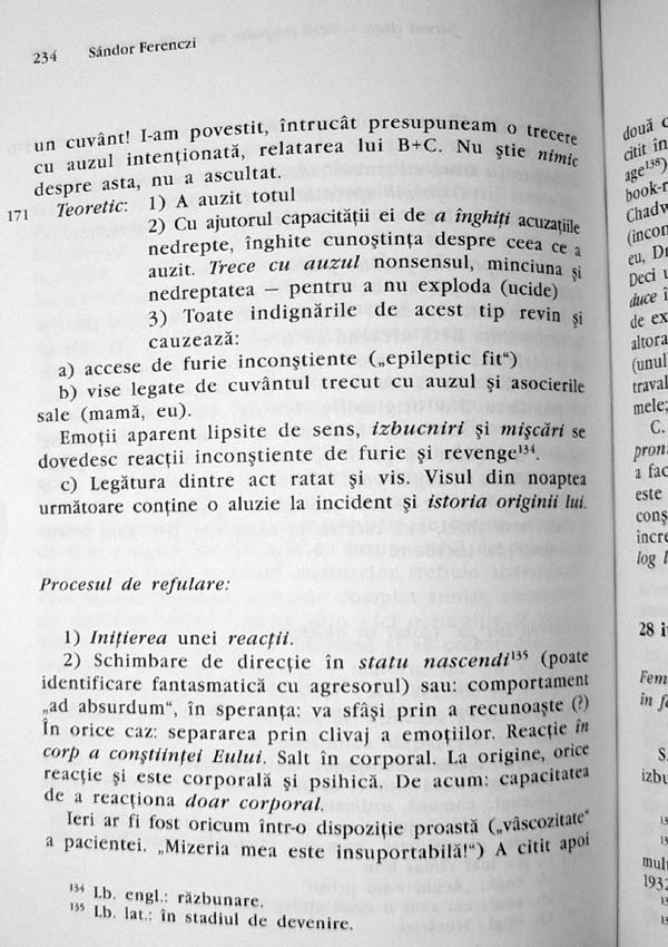 Jurnal clinic. Fara simpatie nu exista vindecare -  Sandor Ferenczi