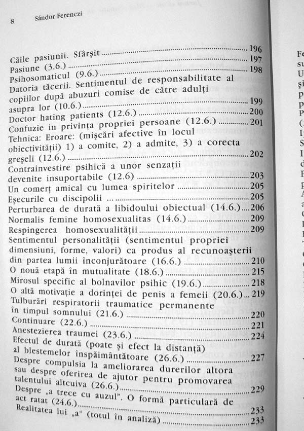 Jurnal clinic. Fara simpatie nu exista vindecare -  Sandor Ferenczi