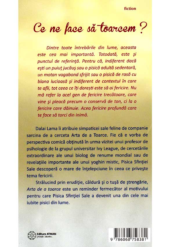 Pisica lui Dalai Lama si arta de a toarce - David Michie