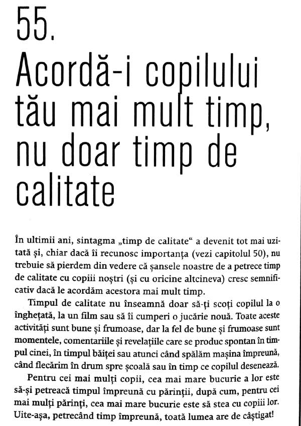 100 de cai pentru a creste copii fericiti. Ghidul parintilor ocupati - Timothy J. Sharp