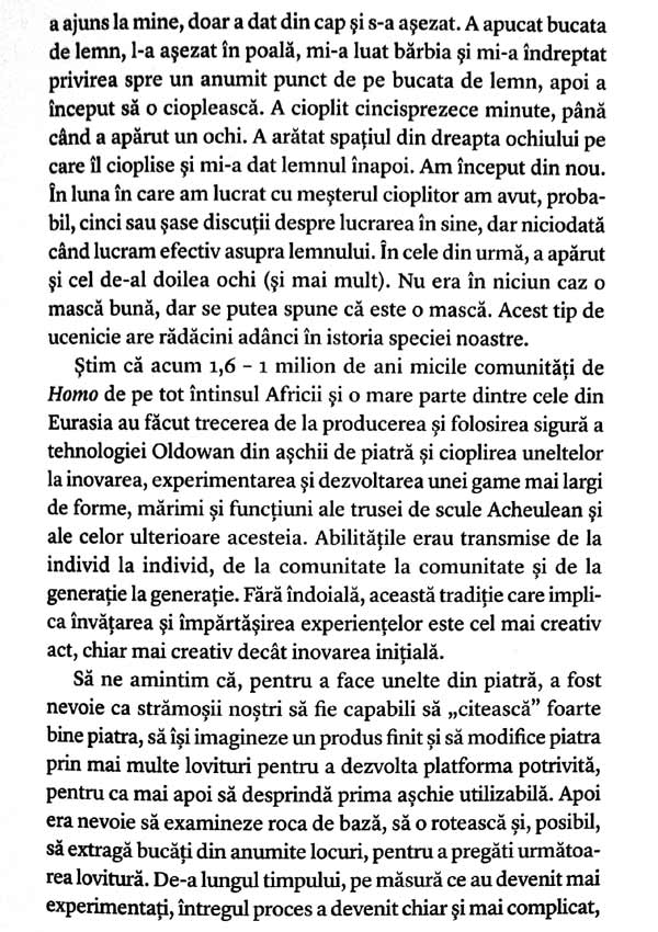 Scanteia creativa. Cum au devenit oamenii fiinte exceptionale datorita imaginatiei - Agustin Fuentes