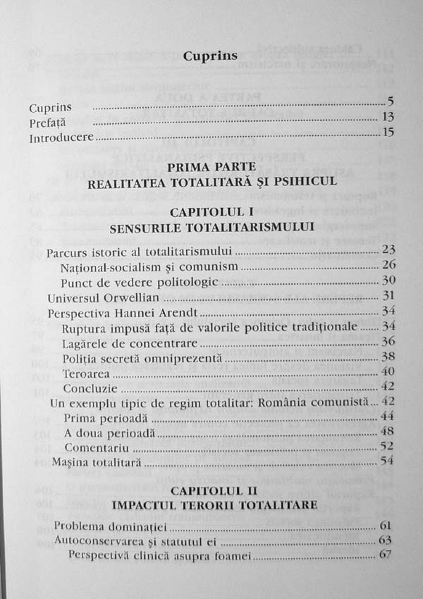 Cadru totalitar si functionare narcisica - Radu Clit