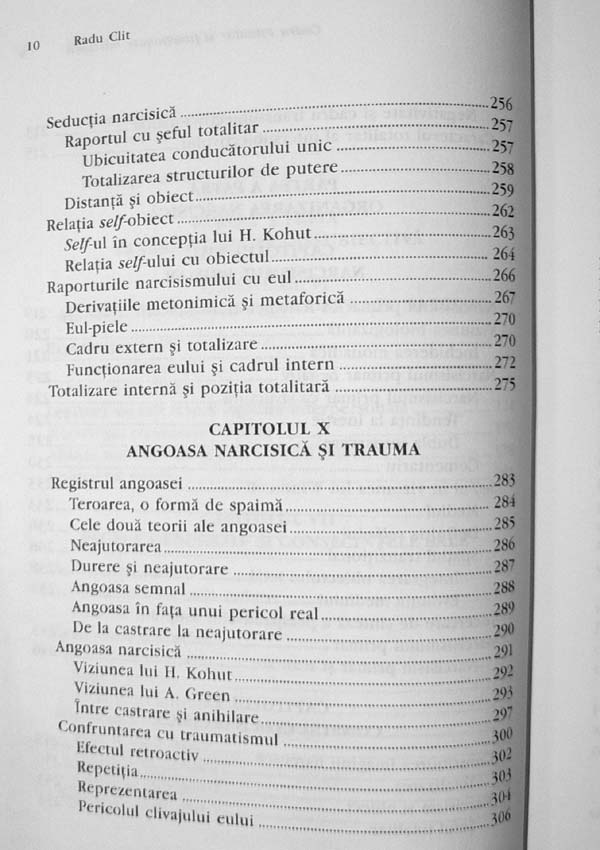 Cadru totalitar si functionare narcisica - Radu Clit
