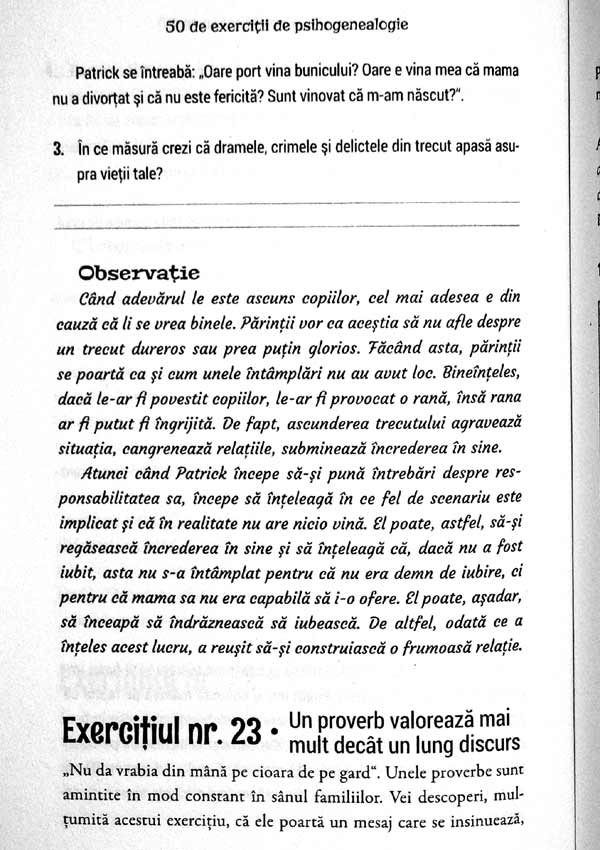 50 de exercitii de psihogenealogie - Marie-Jeanne Trouchaud